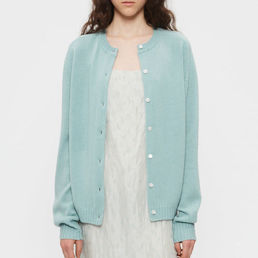 6397 - Cardigan - Bleu Chlorine